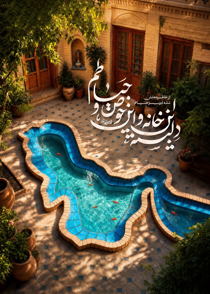 دلبستهٔ این خانه و این حوض و حیاطم