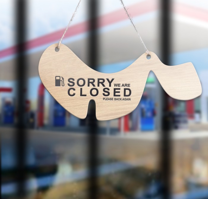 SORRY CLOSED